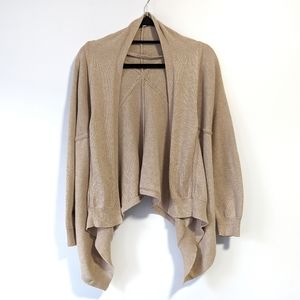 Gap Shawl Collar Cardigan Sweater Tan